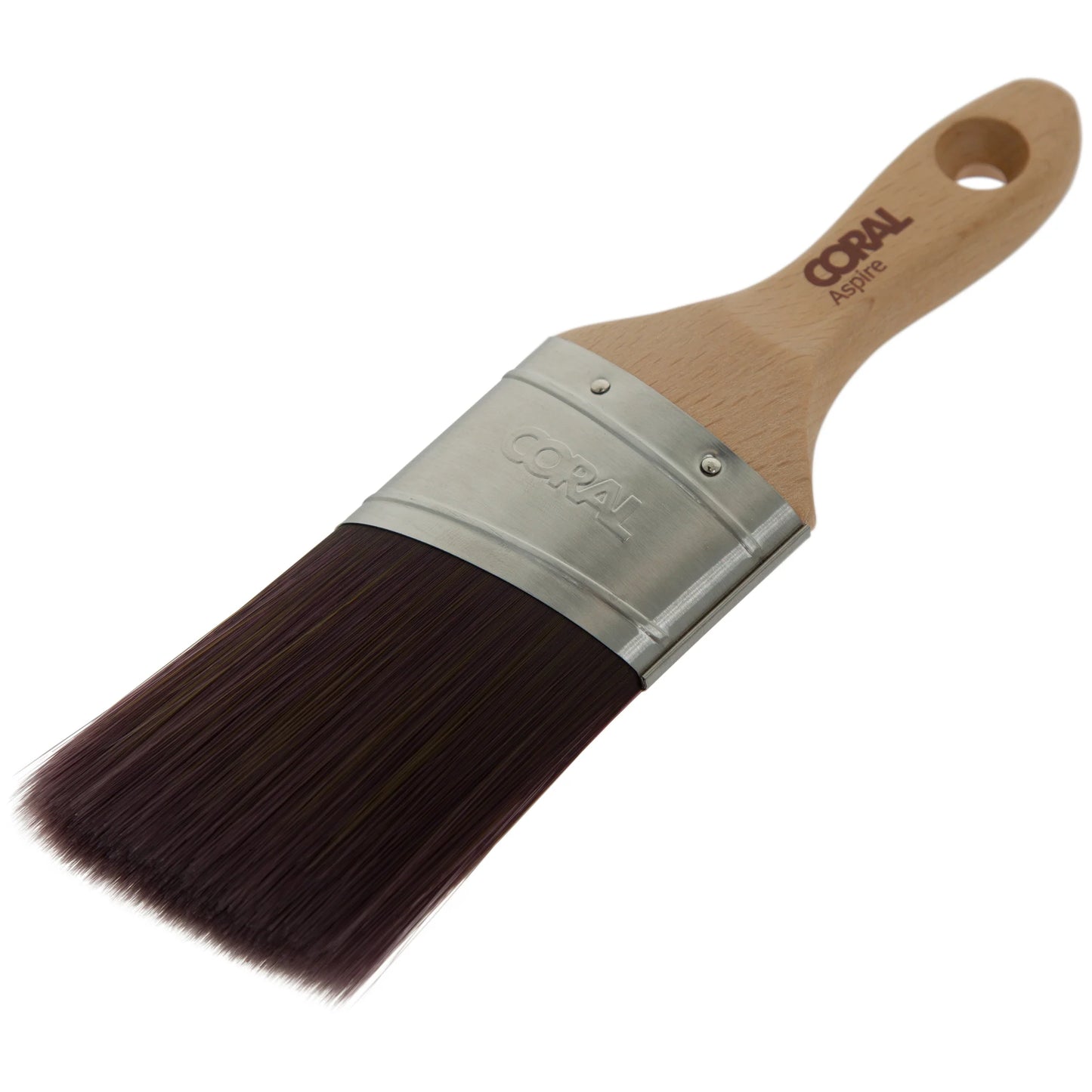 Coral Aspire 2" Oval Paint Brush with Angled Cut Stubby Handle