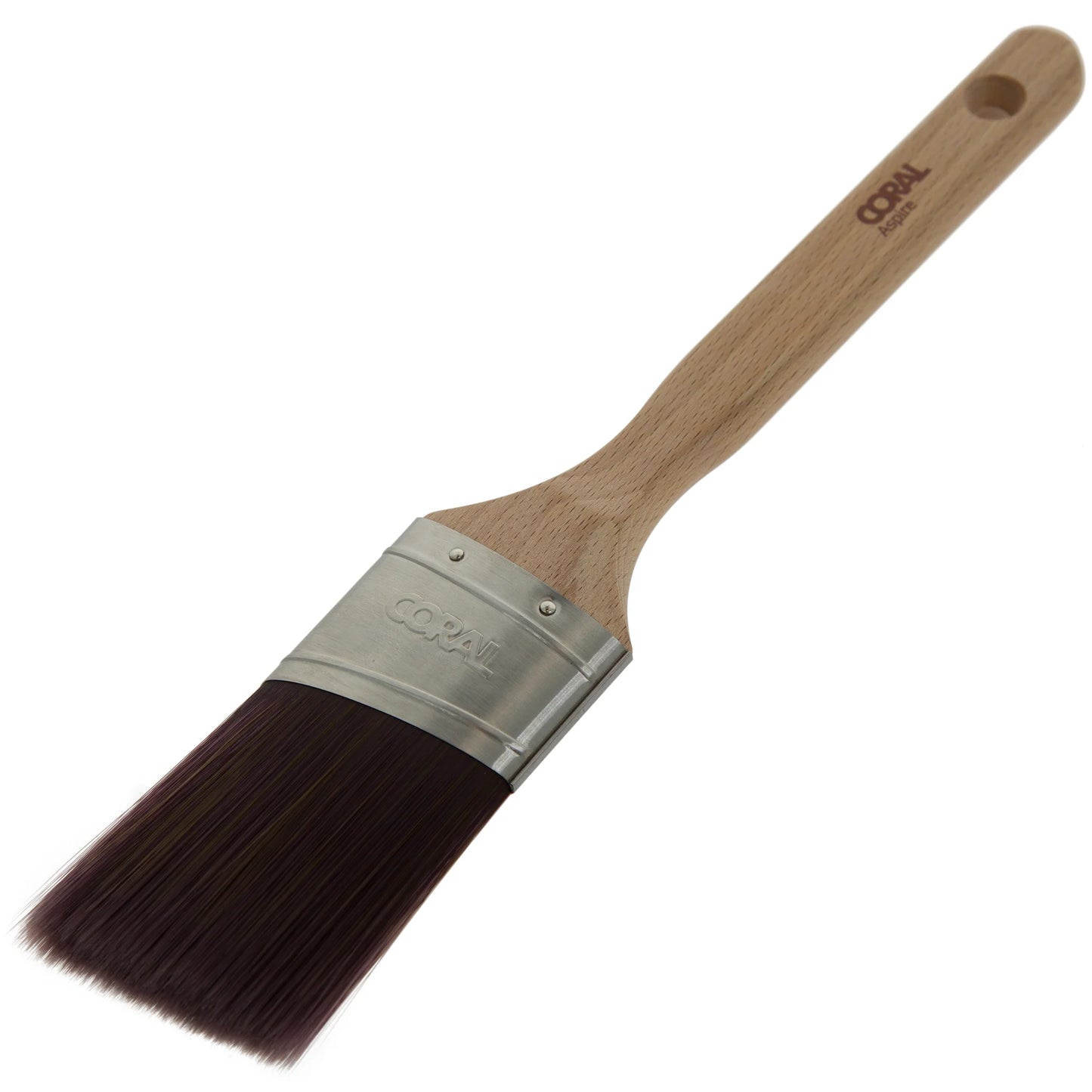 Coral Aspire 2" Oval Paint Brush with Angled Cut Long Handle