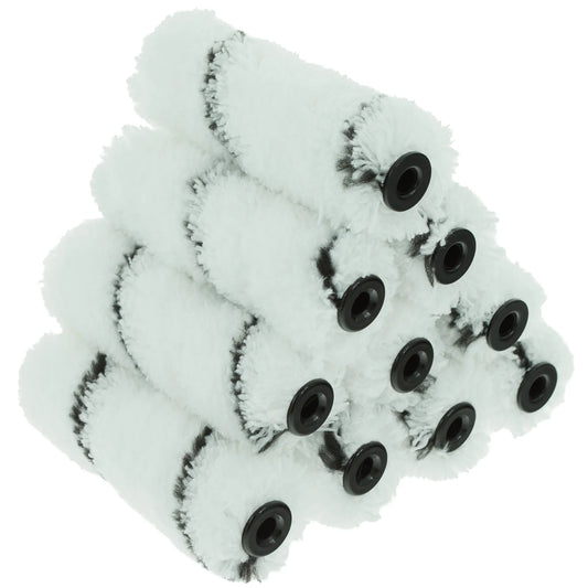 Coral Easy Coater Paint Mini Roller Cover with a Microfibre Sleeve Fabric 4 inch 10 piece pack set