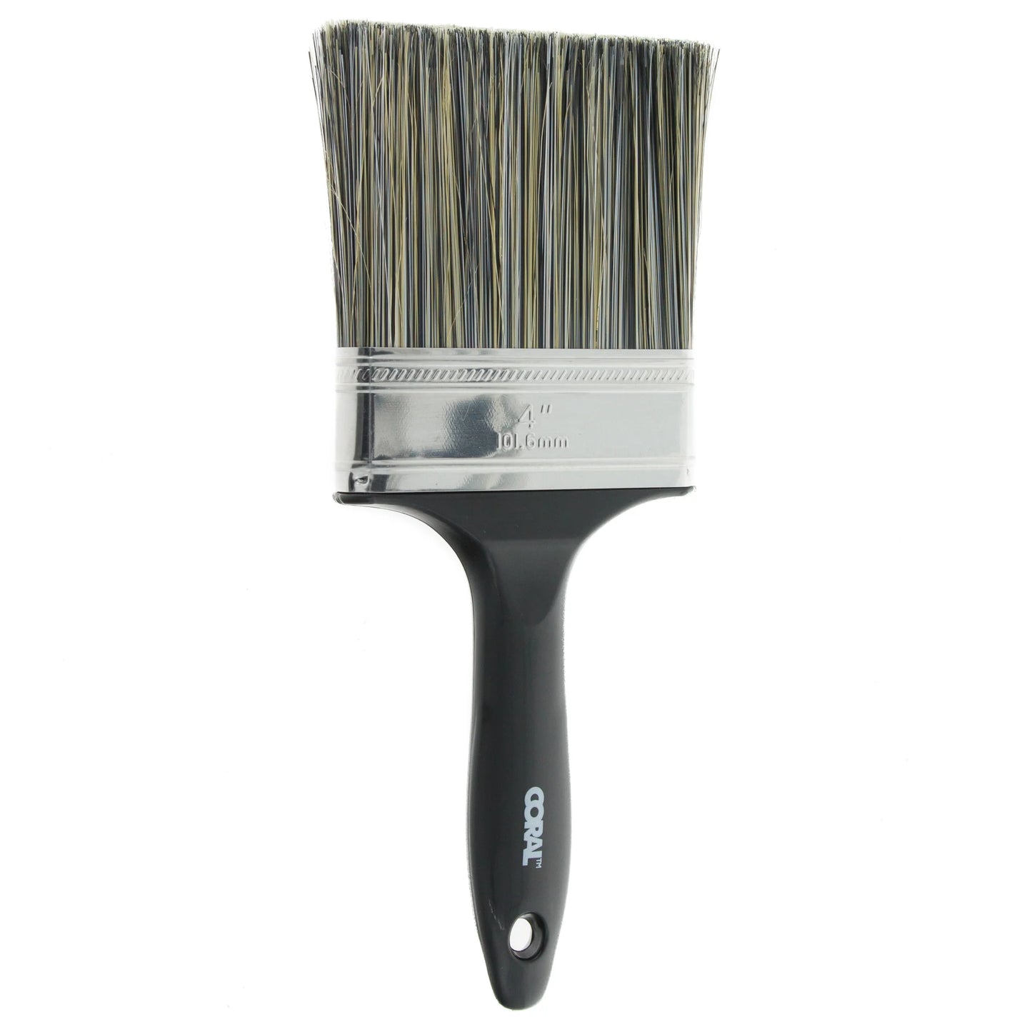 Coral Essentials Wall Paint Brush with a Bristle Paintbrush Head for use with All Paints 4 inch