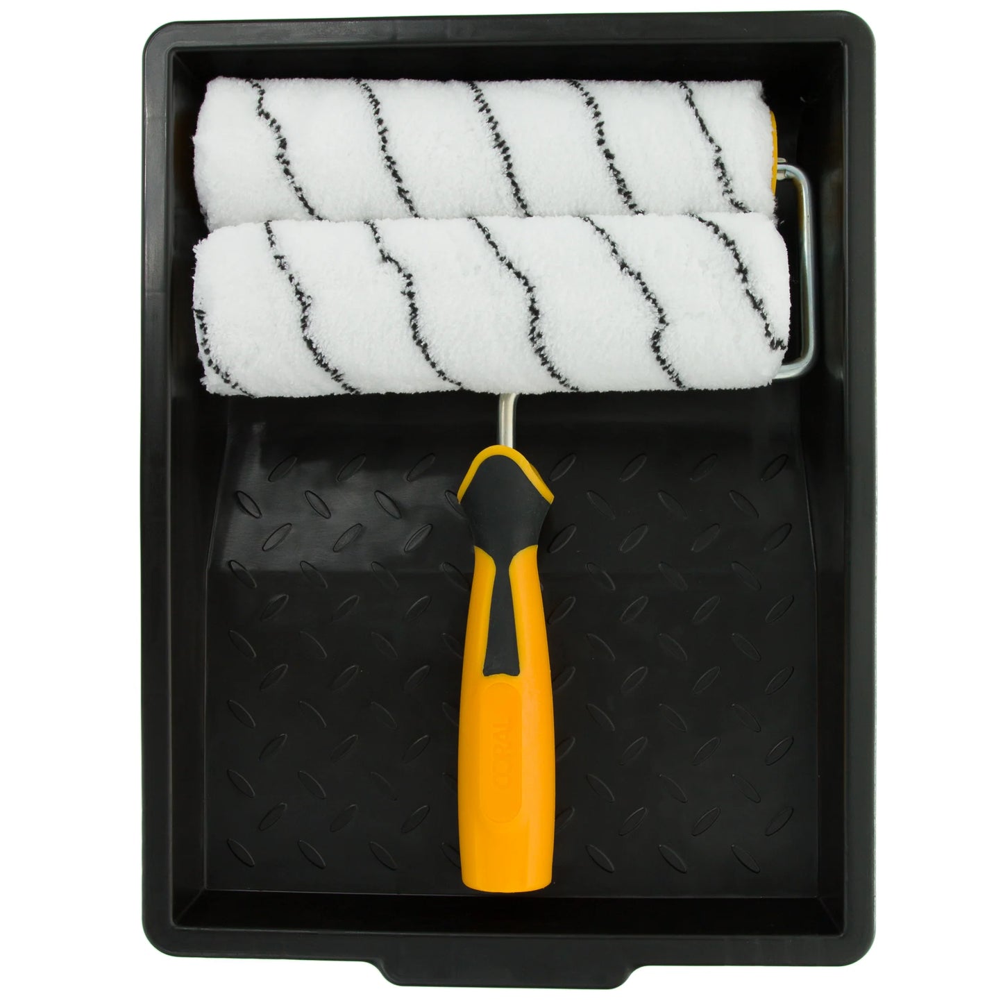 Coral Easy Coater Paint Roller Kit with Professional 1.75" diameter Cage Frame 4 piece pack set