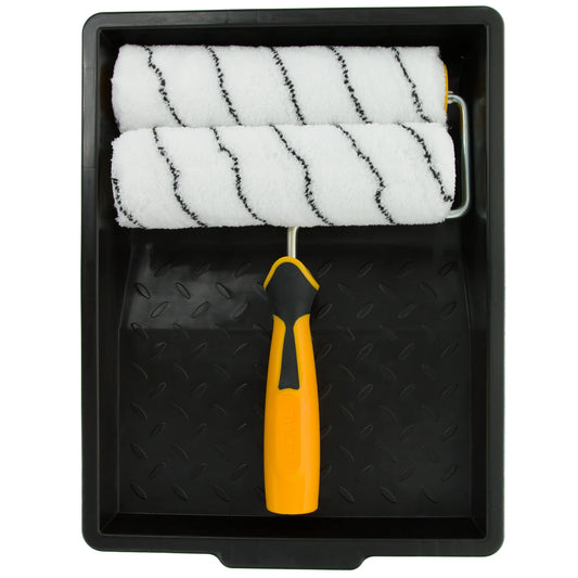 Coral Easy Coater Paint Roller Kit with Professional 1.75" diameter Cage Frame 4 piece pack set