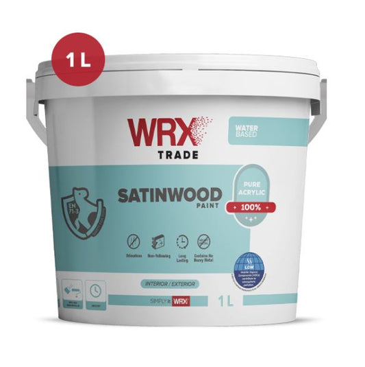 WRX TRADE SATINWOOD PAINT 1 L, 2.5Lt, 5Lt - ANTHRACITE GREY 7016